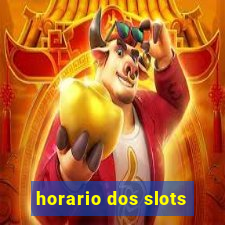 horario dos slots